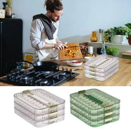 Plates Dumpling Snack Tray Stackable Box Container With Timekeeping Momos Organizer Multi-layer Kitchen