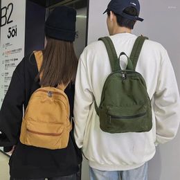 Backpack Canvas Women Small School Bag For Teenager Korean Harajuku Unisex Mini Rucksack Men Student Backapcks Travel