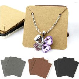Jewelry Pouches 50pcs Earring Display Cards Practical Small Businesses Selling Exhibitors Holder Tag Paperboard