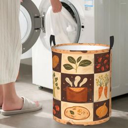 Laundry Bags Soup Appreciation Circular Hamper Storage Basket Sturdy And Durable Living Rooms Of Clothes