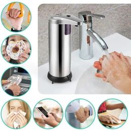 Liquid Soap Dispenser Automatic Touchless Infrared Sensor Hand Free Smart Foam Machine For Kitchen