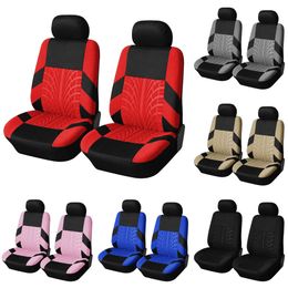2/5PCS Set Universal Fit Most Car with Tire Detail Suitable for Independent Seat Covers Protecting Seats
