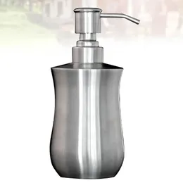 Liquid Soap Dispenser Bathroom Travel Containers For Toiletries Pump Stainless Steel Bottle Foaming Hand