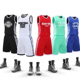 Custom Retro Basketball Jerseys Mens 100 Polyester Uniform Sets For College Team Summer Breathable Shirts 240318