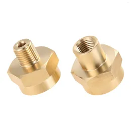 Tools 2pcs/set 1LB Propane Gas Bottle Connexion 1/4" NPT Female Male Solid Brass Universal Fitting Refill Adapter Grill Stove Tank