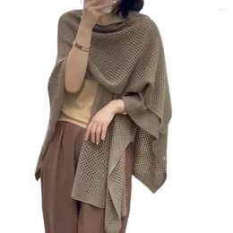 Scarves Fashion Beach Getaways Shawl For Woman Lightweight Wrap Casual Shawls Breathable Poncho Outdoor Camping Female D46A
