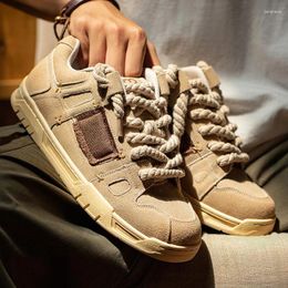 Walking Shoes Vintage Casual For Men Classics Style Breathable Comfortable Sneakers Twine Patch Sports Lovers