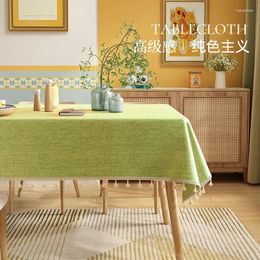 Table Cloth Chinese Style Cotton Linen Tablecloth Washable Waterproof And Oil Resistant Rectangular Shape