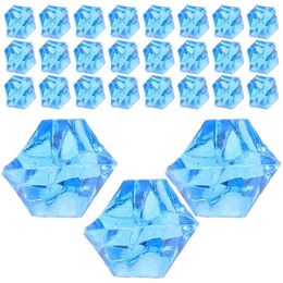 Vases 450 Pcs Simulated Ice Fake Decor Decorative Cubes Artificial Model Acrylic Reusable Po Prop