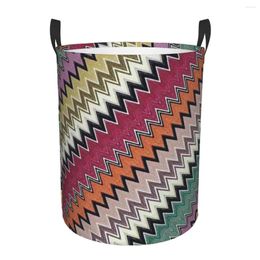 Laundry Bags Luxury Classic Basket Collapsible Modern Bohemian Geometric Clothes Hamper For Nursery Kids Toys Storage Bin