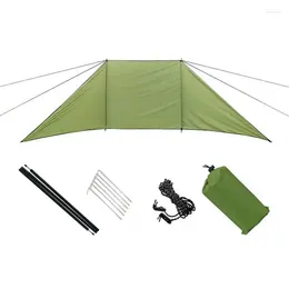 Tents And Shelters Folding Outdoor Camp Windscreen Gas Stove Burner Shelter Windbreak Wall For Hiking Picnic Windshields Foldable