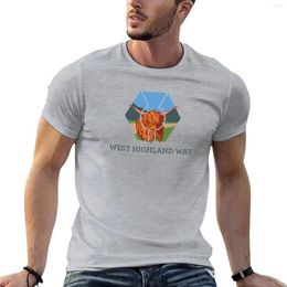 Men's Polos West Highland Way - Scotland T-Shirt Customs Design Your Own Tops Heavyweights Mens T Shirt