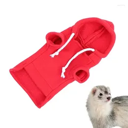 Dog Apparel Polar Fleece Ferret Clothes Small Hoodies1PCS Soft Comfortable Hoodie Multi Functional Hoodies