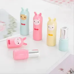 Storage Bottles Cartoon Lipstick Tubes Cute Lip Containers 12.1mm Makeup Cosmetic Refillable 30-100PCS