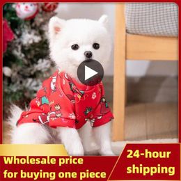 Dog Apparel Wear Resistance Pet Clothing For Small Pets Comfortable Summer Dress Cute Clothes Warm Soft