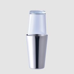 OAPE 350ml 600ml Stainless Steel Cocktail Shaker Champagne Martini Bar Tool Boston Glass Mixing Tin Builtin Bartender 240315