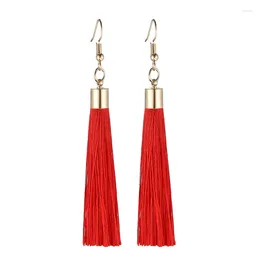 Dangle Earrings LOVBEAFAS Fringe Tassel For Women Gold Colour Vintage Long Drop Fashion Wedding Jewellery Party Gift