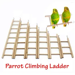 Other Bird Supplies Birdcage HandCraft Wood Hamsters Toy Climbing Ladder Parrot Toys