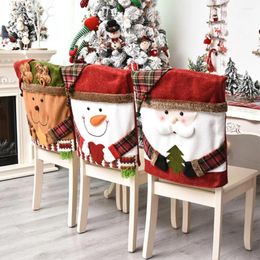 Chair Covers Christmas For Dining Room Hat Back Home Decoration