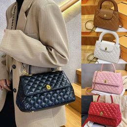 Super High Quality Designer Bag Fashion Shoulder Bag Clutch Flap Totes Bags Square Stripes Ladies Luxury Handbag Series Purses Genuine Women Leather Bags