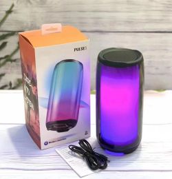 Speakers Pulse 5 High Quality Wireless Bluetooth Speaker RGB Led Lights Bass Subwoofer TF Card Computer Outdoor Portable Big Volume Audio S