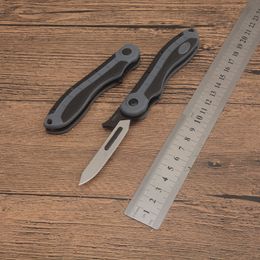 1Pcs New KS1890 Pocket Folding Knife SK5 Satin Blade ABS Handle Carving knives Outdoor Camping Hiking EDC Tools with nylon Bag