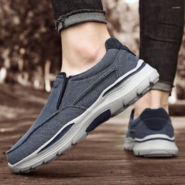 Fitness Shoes Men's Casual Canvas Breathable Loafers Men 2024 Male Comfortable Outdoor Walking Classic Sneakers