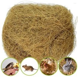 Decorative Flowers Bird's Nest Coconut Fiber Mat 100g Natural Husk Flowerpot Cover Nesting Material For Birds Doves Finches