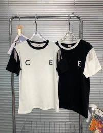 2024 Woman Shirts Fashion T Shirts Women Tops Dresses Tee Short Sleeves Tassels Summer Daily Wearing Letter Printing Girls Jersey S M L