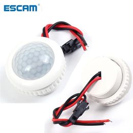 ESCAM 220V 50HZ PIR Smart Sensor Detector IR Infrared LED Lamp Switch Light Control Ceiling Module Motion Sensor 3-6m Detection