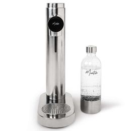 Monten Soda Hine Carbonate Water Bottle 900ml High Quality Polishing Steel Shell Compatible with All Mor Brands - Requires Spin in Carbon Dioxide Cylinder