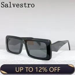 Sunglasses Fashion Oversize Design And Chunky Volumes Acetate Square Frame Lady Top High Luxury SPR 30W Polarized Eyeglasses