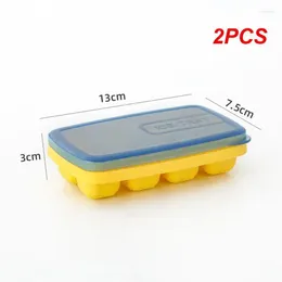 Baking Moulds 2PCS Ice Lattice Silicone Mini Creative With Bottom Box Soft Glue Party Supplies Pastry Mould Cover Household