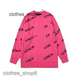 balencigS Sweaters designer hoodies High mens sweaters Quality High version double layer letter jacquard sweater star same couple 42KM YLJB