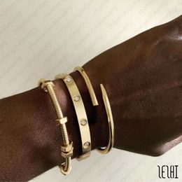 Accessorio designer donna braccialetti braccialetti per donne argento unisex braccialetti di braccialetti d'oro Braccialetti in oro Braccialetti in oro per donna bracciale oro asiatico marca di marca