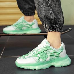 Casual Shoes Fashion Summer Male Footwear Men Breathable Sneakers Tennis 2024 Size 44