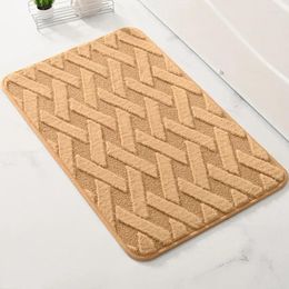 Bath Mats Absorbent Set Non-slip Fur Soft Floor Bathroom Rugs Piece Inyahome For Shower Carpet 1/2 And Tub