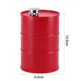 Hip Flasks 750 Ml Good Oil Drum Stainless Leak-proof Food Grade Camping Whisky Flagon Wine Jug Barrel Storage