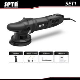 Accessori per lucidatrici Spta 5 pollici 750 W doppia azione orbita 15 mm da auto casa lucidatrice fai da te con tamponi per ceratura set consegna goccia Autom Otre2