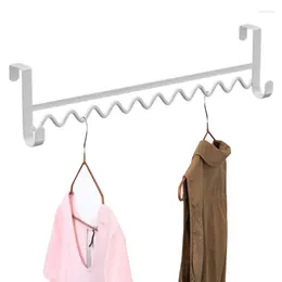 Hooks Bedside Storage Hook Punch Free Clothes Hanger Rack For Bunk Bed Shelf Rails Wave Design Holder Organiser Dorm