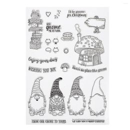 Storage Bottles 1 Set Clear Stamps Seal With Die Scrapbook DIY Po For Christmas