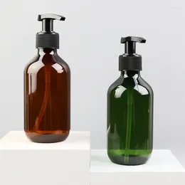 Liquid Soap Dispenser 4Pcs 500ml Plastic Pump Bottles Empty Shampoo Hand Sanitizer Bottle For Bathroom Drop