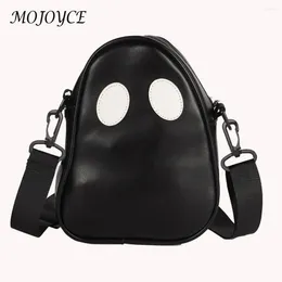 Bag Ghost Funny Shoulder Lovely Fun Devil Fashion Leather Small Portable Casual Satchel Zipper For Daily Street