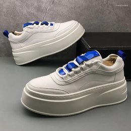 Casual Shoes European Style Wedding Party Spring Fashion Breathable Sneakers Thick Bottom Business Leisure Walking Loafers V62
