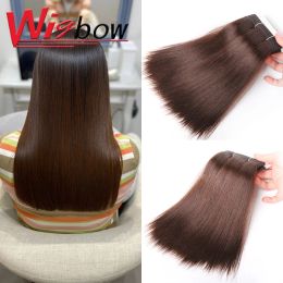 Wigs Wigs Super Double Drawn Human Hair Bundles Ombre Brazilian Hair Weave Bundles 2/3/4 Bundles Deal Virgin Bone Straight Hair