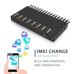 Modems 2G Gsm 32 Antenna Channel High Gain Signal Wireless Modem Support Smpp Http Api Data Analysis And Sms Notification System Drop Otstm