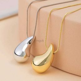 Pendant Necklaces Gold Color CCB Necklace for Women Jewelry Accessories Metal Vintage Waterdrop Pendant Earring Necklace Set Birthday Gift New 240330