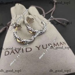 DY Desginer David Yurma Jewellery Top Quality Earring Simple And Elegant Popular Woven Twisted Rope Fashion Ring David Earring Punk Jewellery Band Fashion David 277