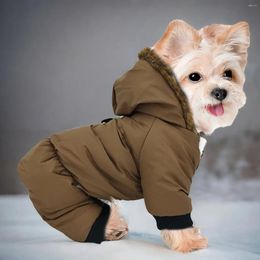 Dog Apparel Fashion Autumn And Winter Pet Clothing Reflective Warm Thick Big Cotton Coat Four Legged