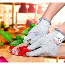 Cycling Gloves By 500Pair Woodworking Safety Cut Resistant Protective Kitchen Wire Anti Cutting Drop Delivery Sports Outdoors Gear Ote9P
